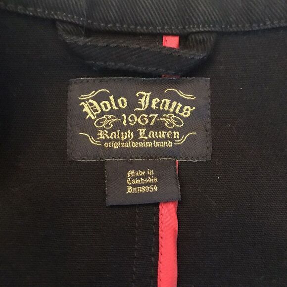 Vintage Polo Ralph Lauren Woman's 1967 Button Up Military Band Style Jacket SZ M - Picture 8 of 13